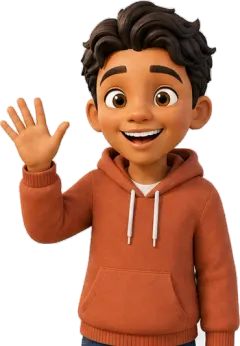 Manny waving hello